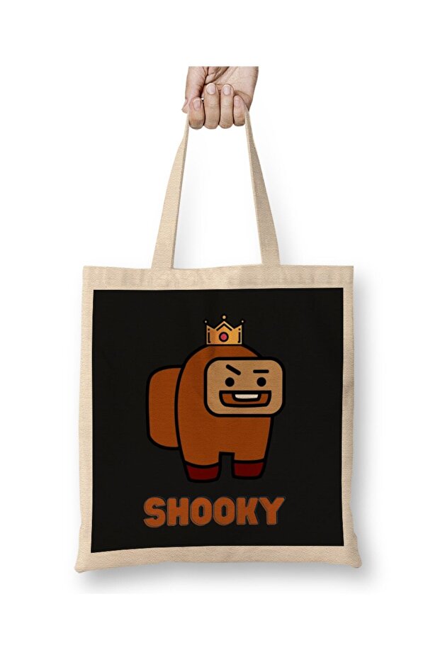 Bts Among Us Bt21 Shooky Cloth Bag Long Handle