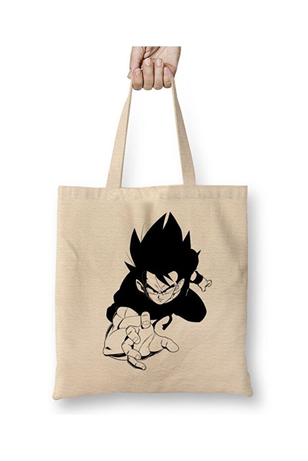 Gorran Black Cloth Bag Long Handle