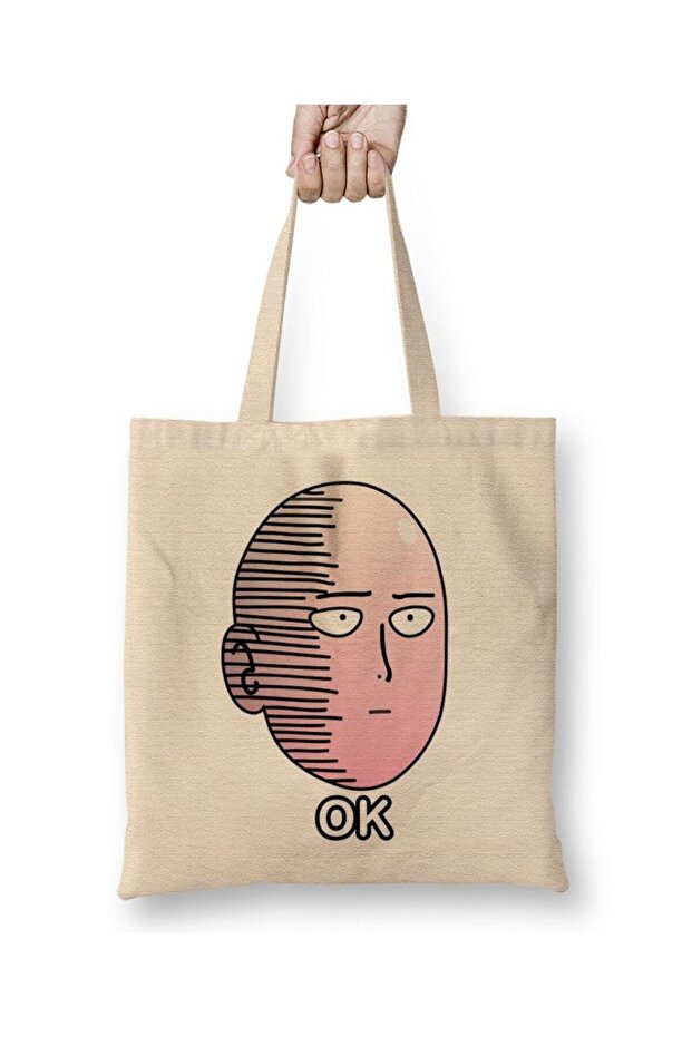 Anime Manga One Punch Man Arrow Tote Bag Long Handle