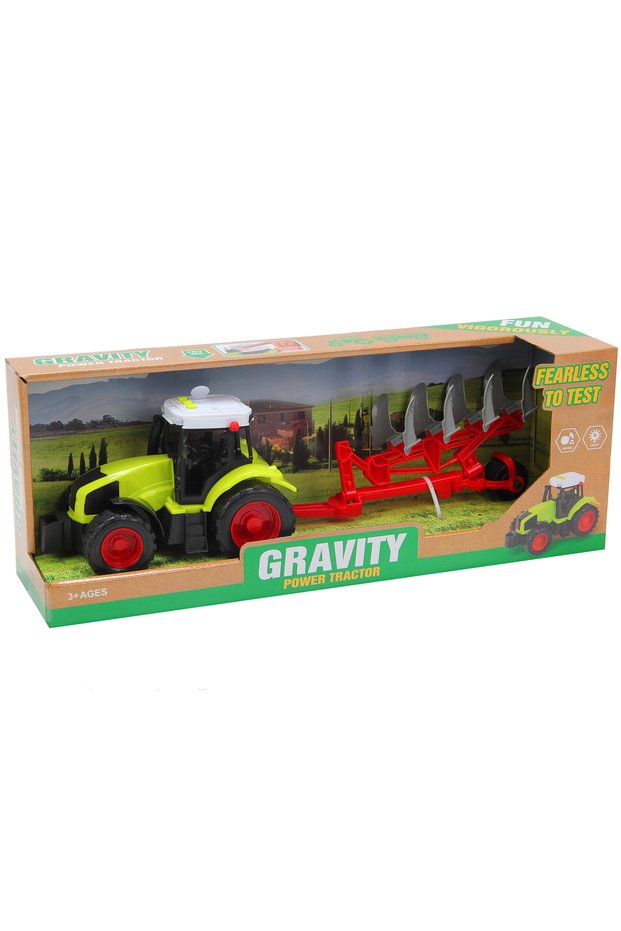 Tractor cu remorcă și sunet