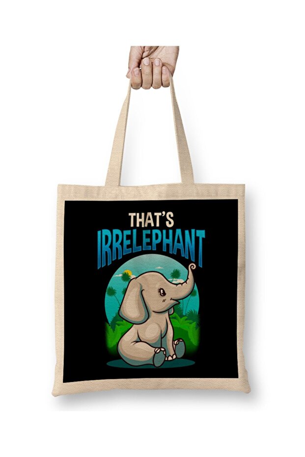 Cute & Funny That Was a Close Call Dinosaur Pun Tote Bag Long Handle
