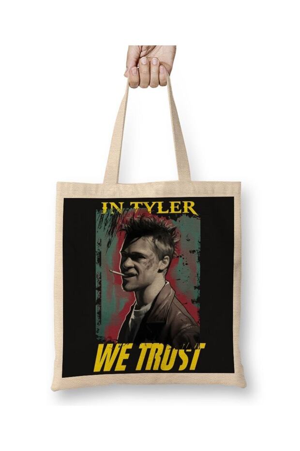 حقيبة حمل Clube Da Luta Tyler Durden We Trust ذات مقبض طويل