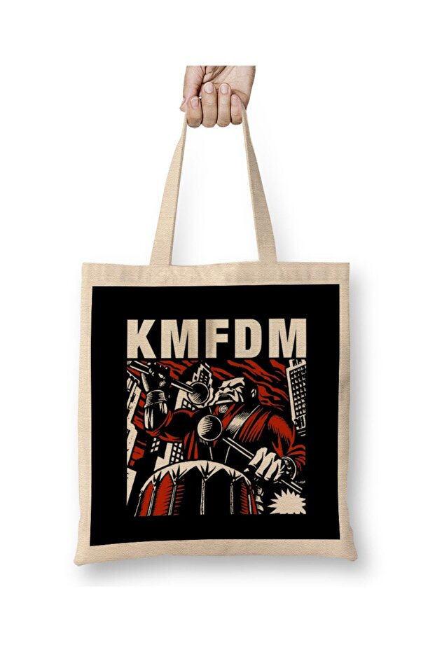 Kmfdm A Drug Against War Cloth Bag Long Handle