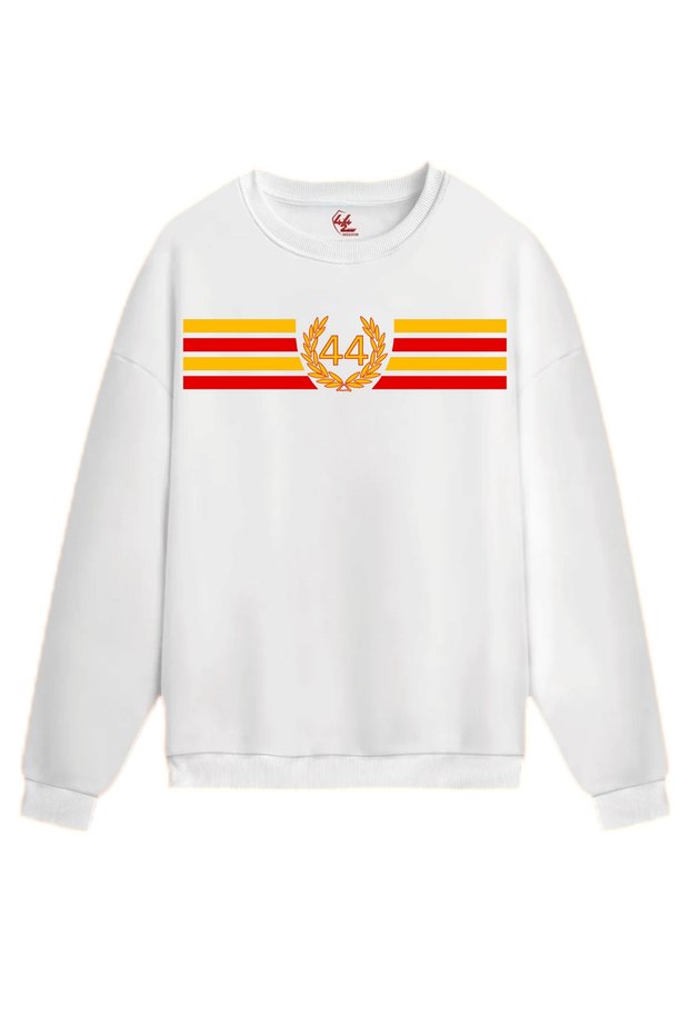 Malatya 44 Legacy – Ribbon Printed Sweatshirt / Hoodie with Wreath Detail (Optional)