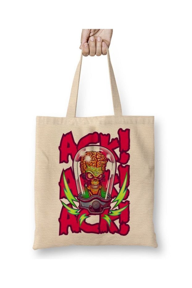 Mars Attacks Cloth Bag Long Handle