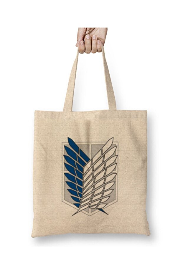 Attack On Titan Logo Cloth Bag Long Handle