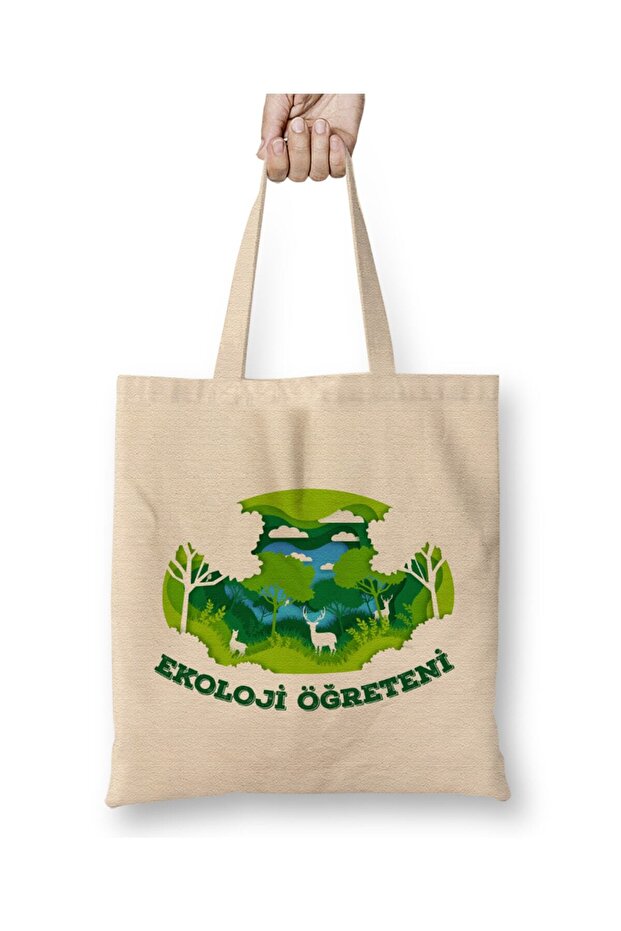 Ecology Teacher Cloth Bag Long Handle