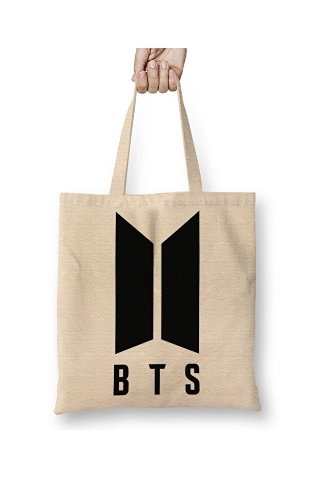 حقيبة قماشية لمجموعة BTS بيد طويلة