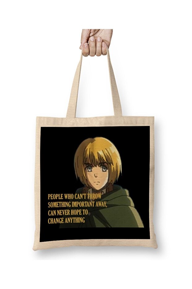 حقيبة حمل إلهامية من Attack On Titan Armin بمقبض طويل