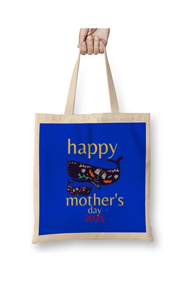 Mothers Day 2021 Cloth Bag Long Handle