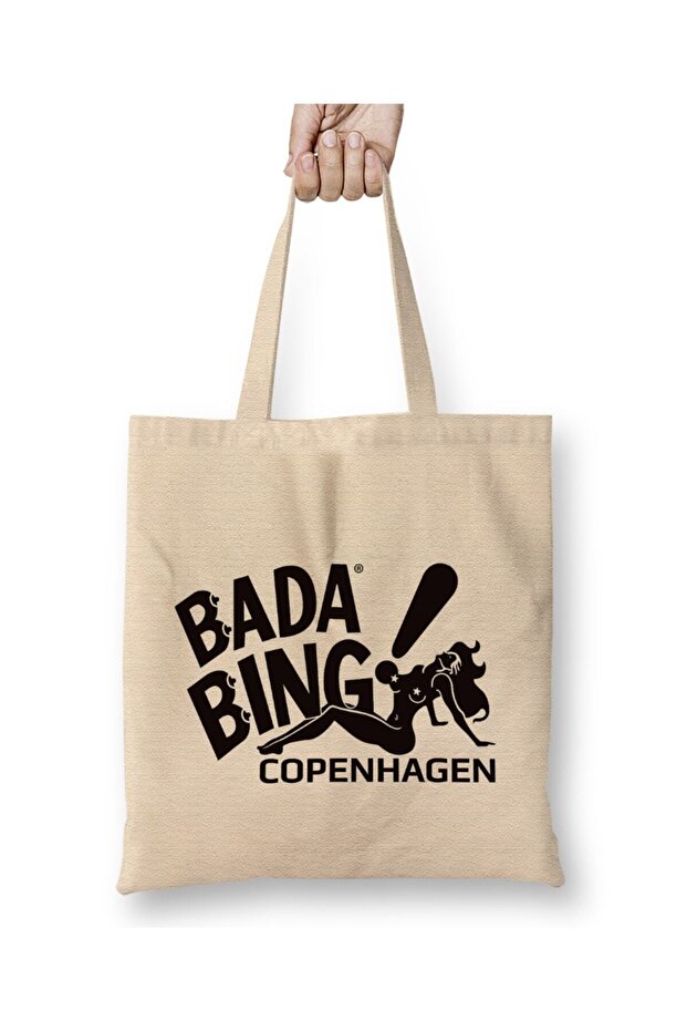 حقيبة قماش Bada Bing Black 02 بيد طويلة
