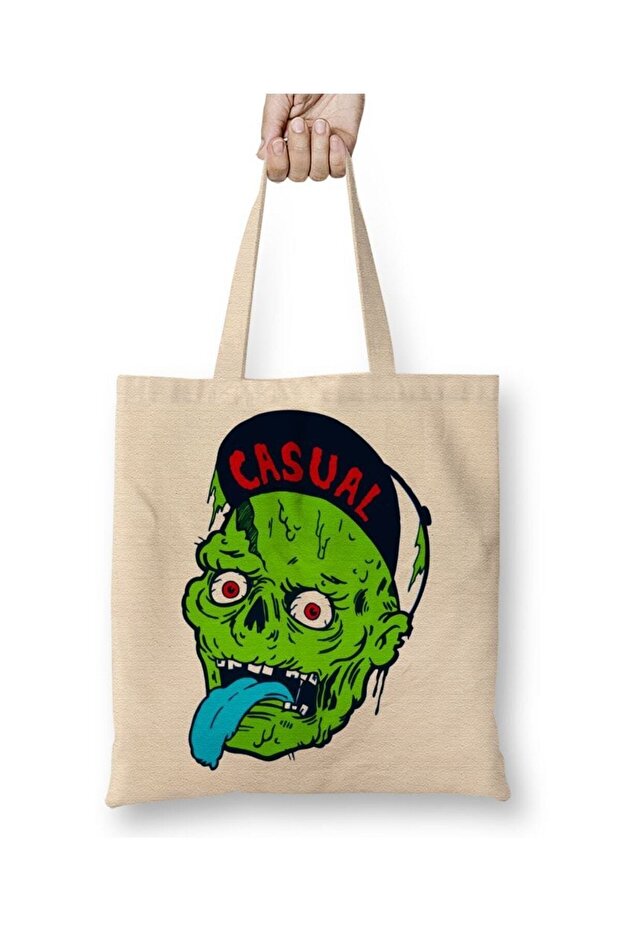 Zumbi Casual Cloth Bag Long Handle