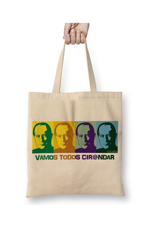 Vamos Todos Cir@ndar Popart Cloth Bag Long Handle