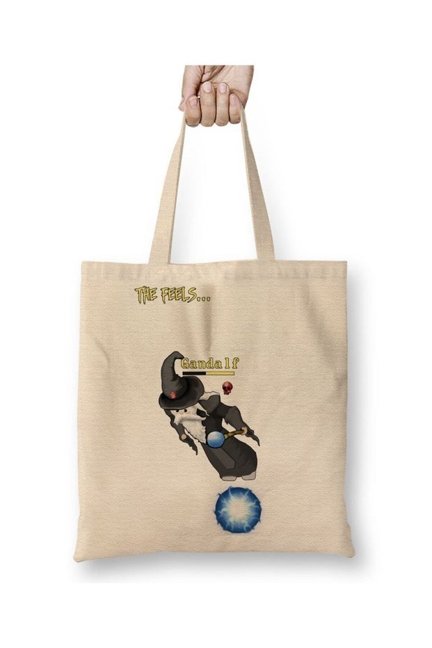 Red Skull The Feels Tibia Cloth Bag Long Handle
