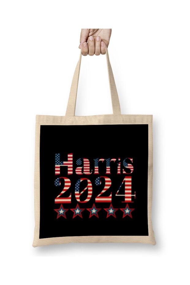 Kamala Harris 2024 Tote Bag Long Handle