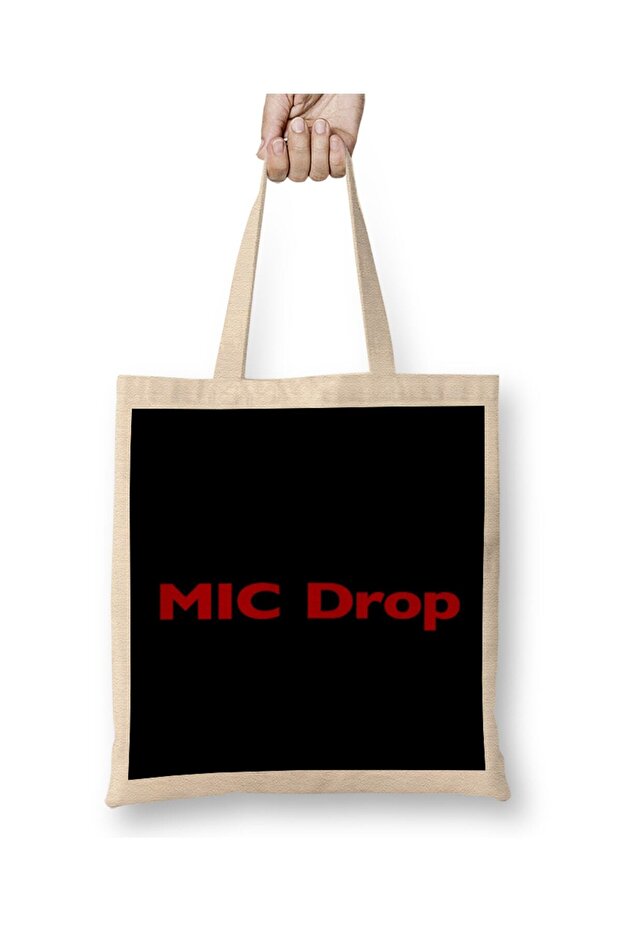 Bts Bangtan Boys Mic Drop Tote Bag Long Handle