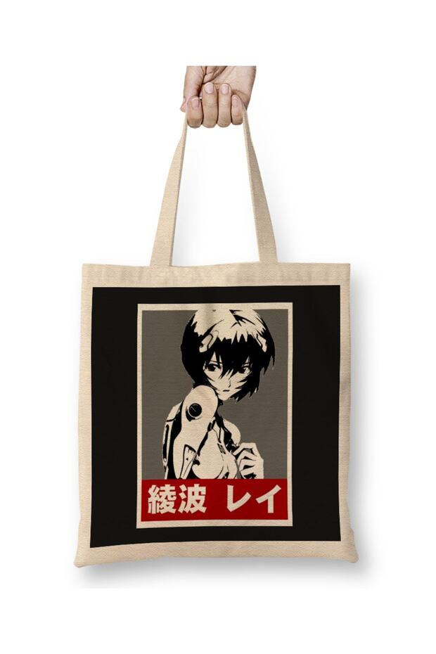 حقيبة قماش Rei Ayanami 07 بمقبض طويل