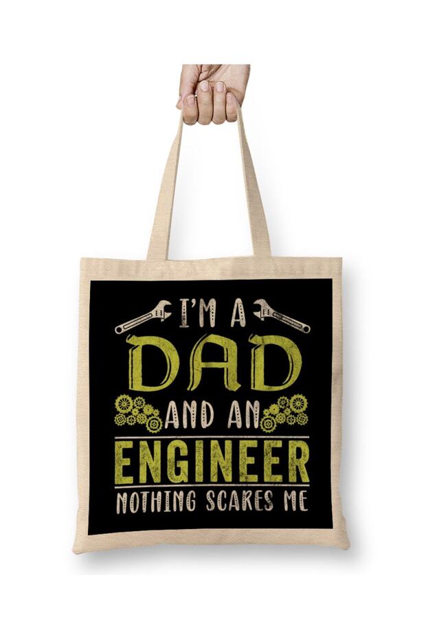Trust Me I Am An Engineer 03 Cloth Bag Long Handle