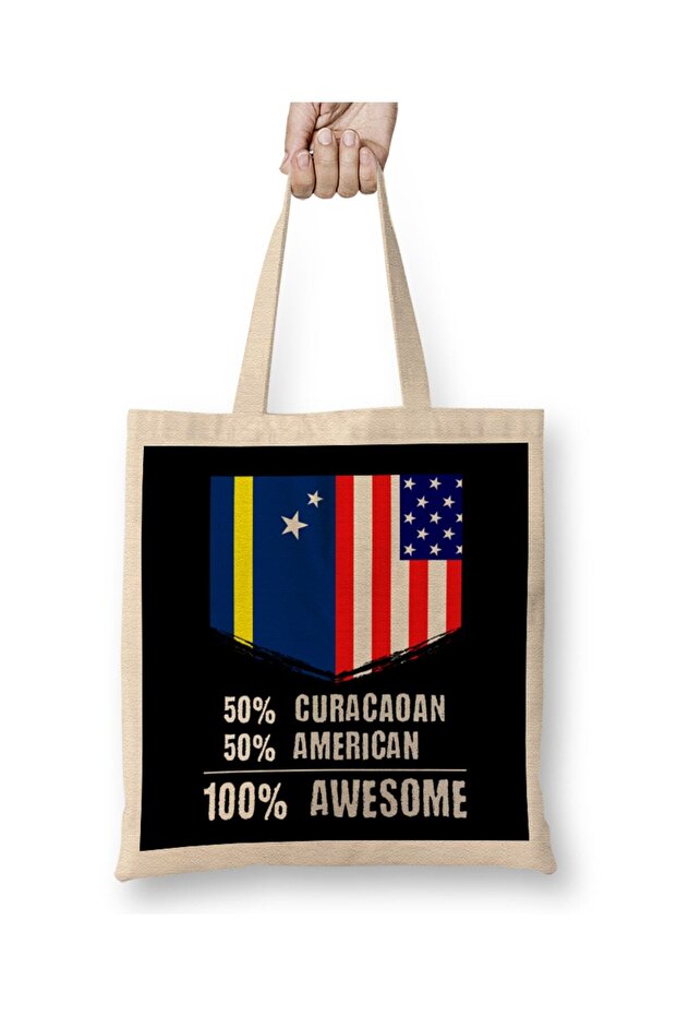 50% كوبي 50% أمريكي 100% حقيبة حمل رائعة للمهاجرين بمقبض طويل