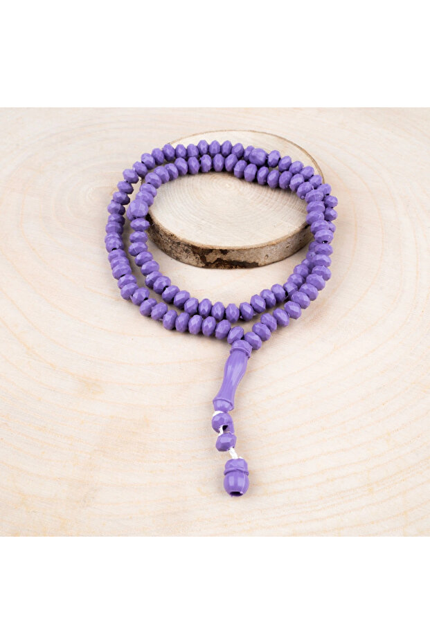 Rose Scented Prayer Beads - 99 Lilac Beads