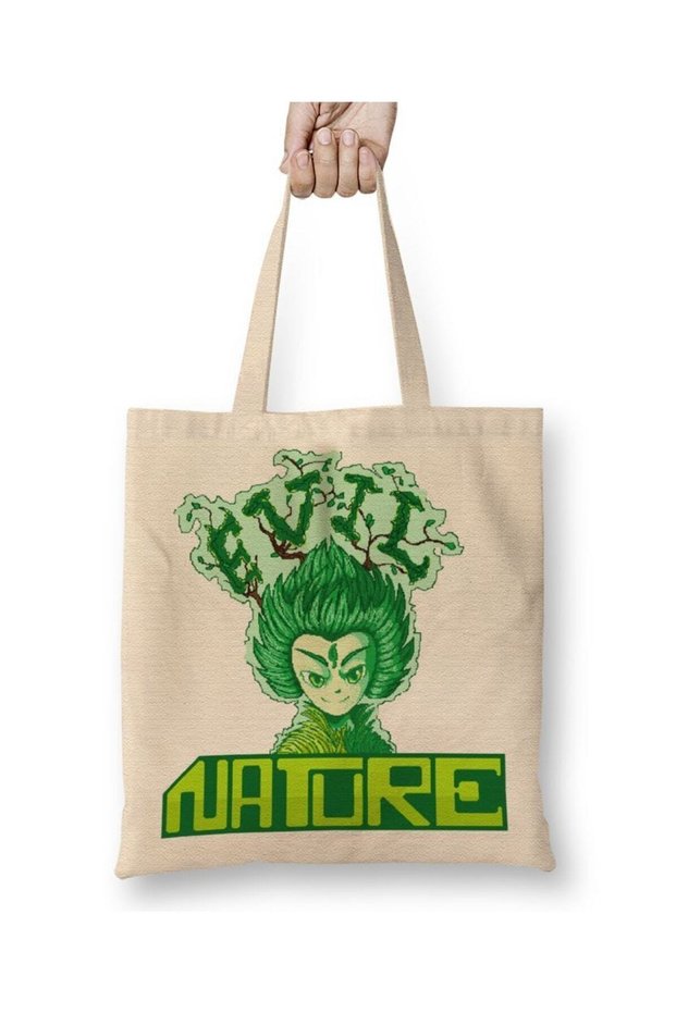 Evil Nature Cloth Bag Long Handle