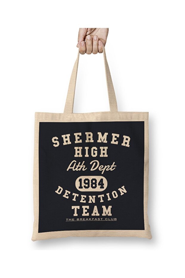 Breakfast Club Shermer High Detention Team Tote Bag Long Handle