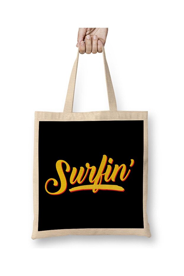 حقيبة Surfin التي يرتديها Rodney Bingenheimer ذات مقبض طويل
