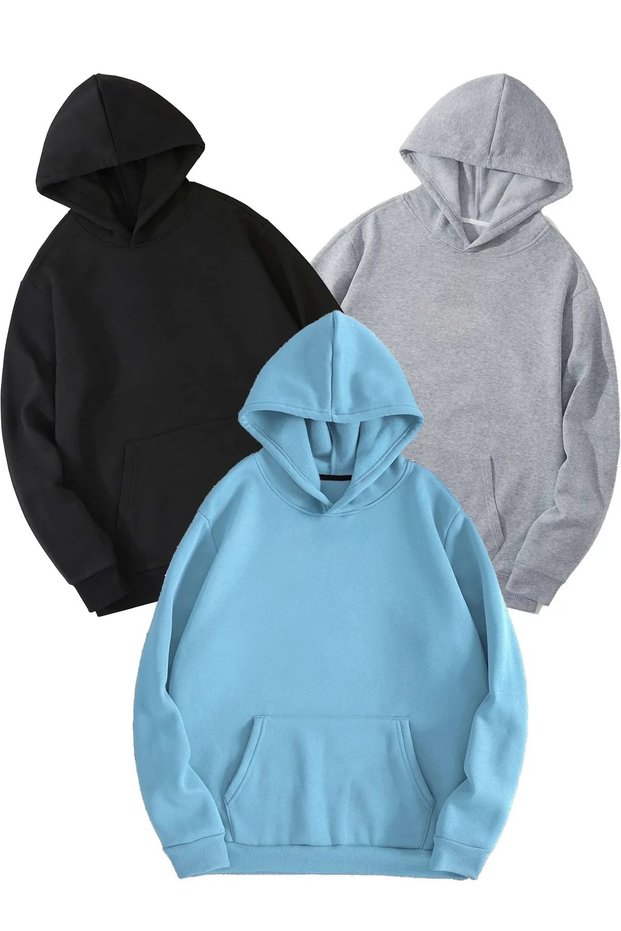Unisex 3-Piece Hooded Sweatshirt Eyaxx Sportwear Company