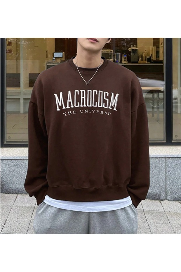 Unisex-Printed Crewneck Sweatshirt Eyaxx Sportwear Company