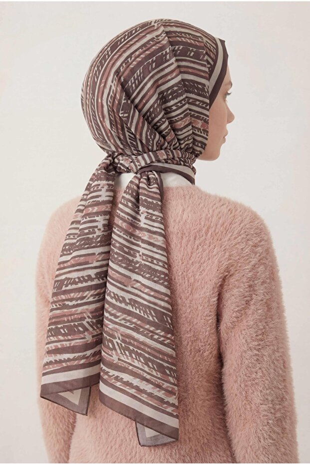 Patterned Soft Shawl 70026-01 - 4
