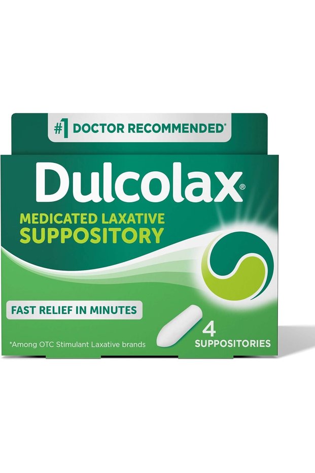 Stimulant Laxative Medicated Suppositories, Predictable & Effective Relief, Bi