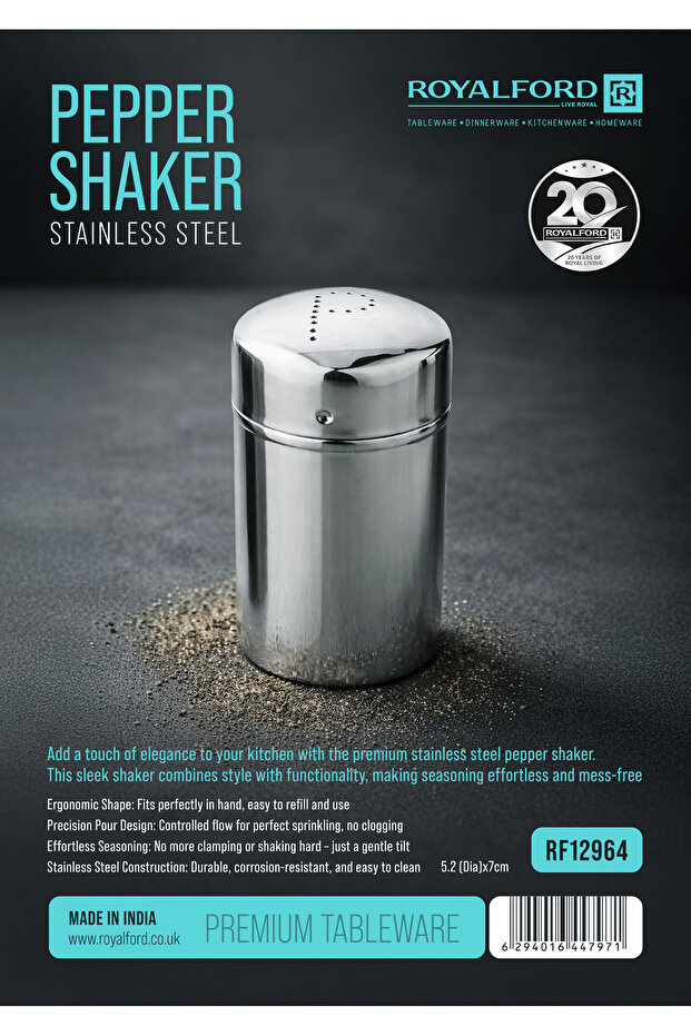 Stainless Steel Pepper Shaker RF12964 Food-Grade