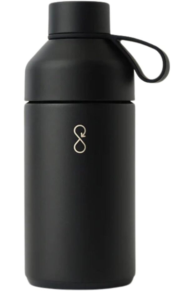 - Recycled Stainless Steel Reusable Water Bottle - Eco-Friendly & Reusable - Obsidian B