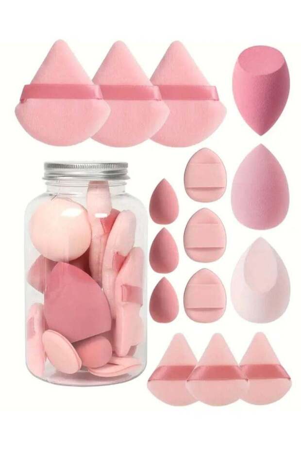15 Pcs Ultimate Makeup Sponge Set