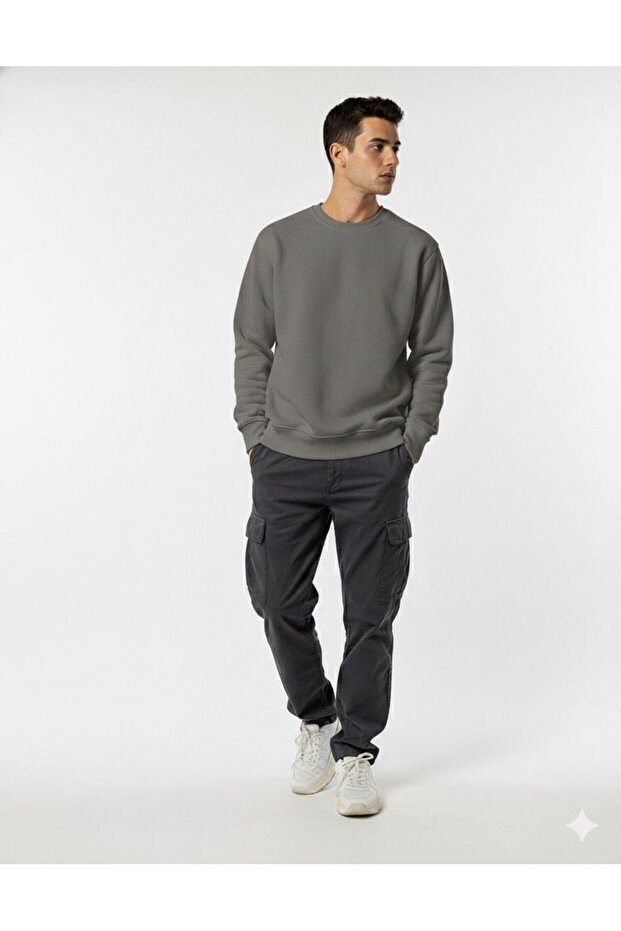 DÜZ Basic Oversize Sweatshirt