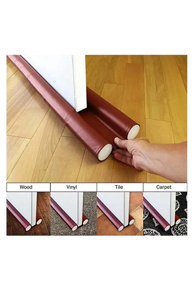 Leather Door Bottom Sealing Strip Guard – Soundproof, Dustproof, and Waterproof Under-Door Draft S