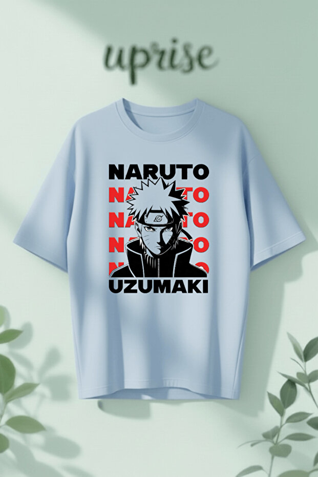 Naruto Uzumaki Printed Cotton Oversize T-Shirt