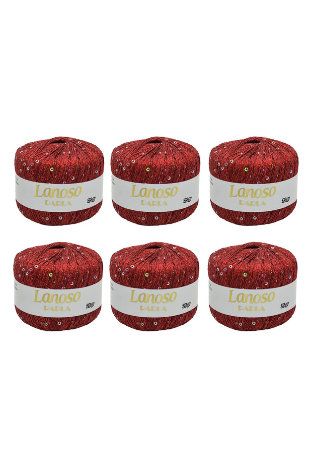Parla 6 Pieces (5600) 25 Gr 217 Mt Glitter Knitting Yarn – 75% Glitter Yarn 25% Payette Glitter – Shiny Yarn