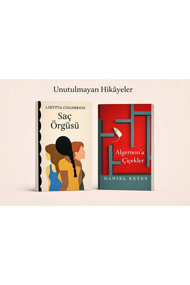 Saç Örgüsü&Algernon'a Çiçekler iki Kitap Set