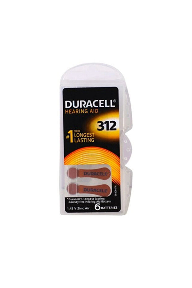 Number 312 Battery 6-Pack