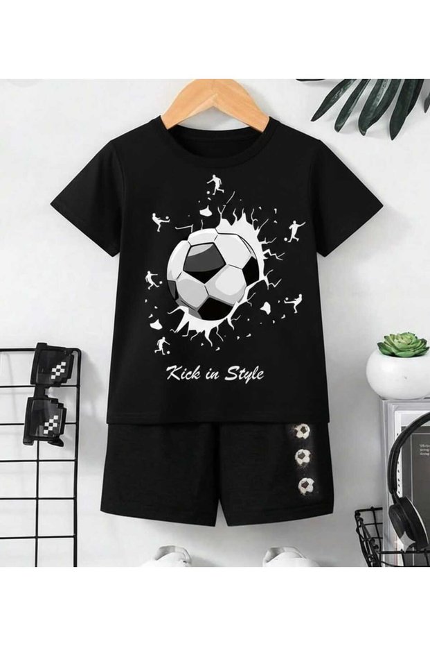 Summer Children's T-Shirt Shorts Unisex (Top Print)