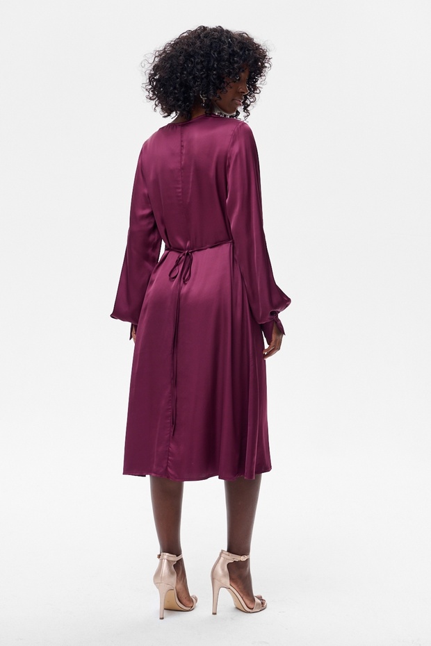Rochie Margo Wine 34 - 2