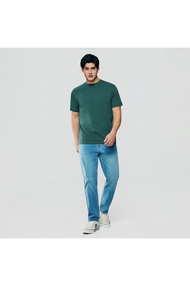 Men’s Slim Fit Cotton Crew Neck Tee
