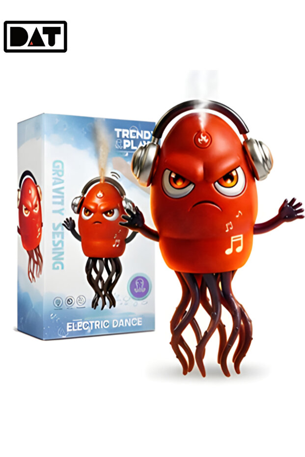 Electric Dancing Squid Toy, Gravity Sensing + Obstacle Avoidance Sensor