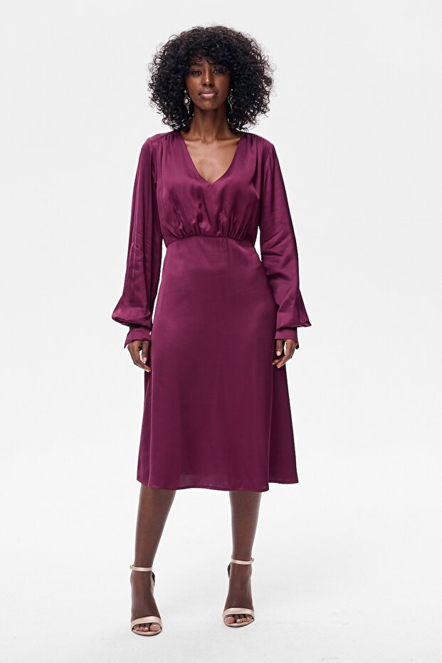 Rochie Margo Wine 34 - 7