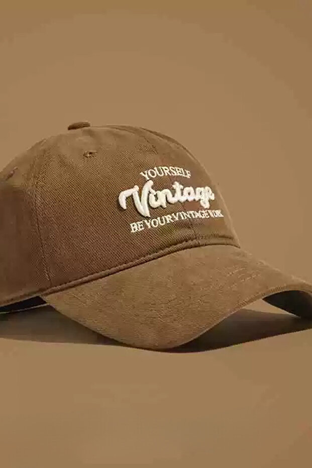 Washable Vintage Look Retro Cotton Black Baseball Cap Hat Men/Women (Adjustable at the Back)