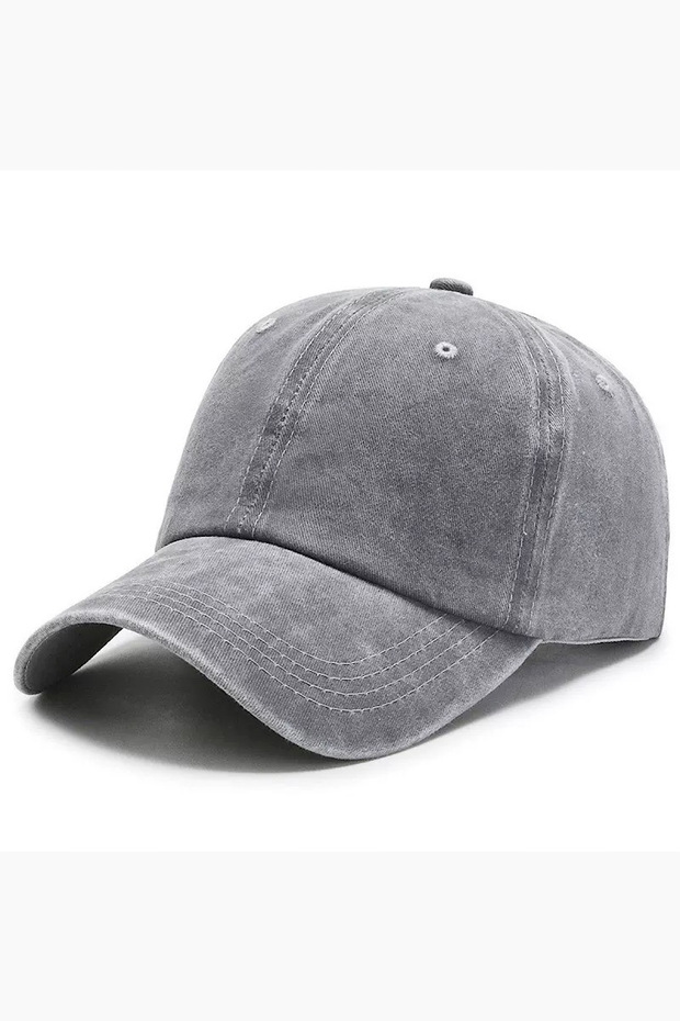 Basic Plain Washable Cap Hat Unisex Men/Women (Adjustable at the Back)