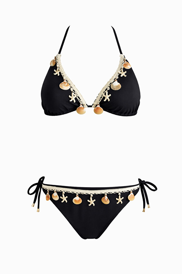 Triangle Thin String Starfish Bikini Set - 2