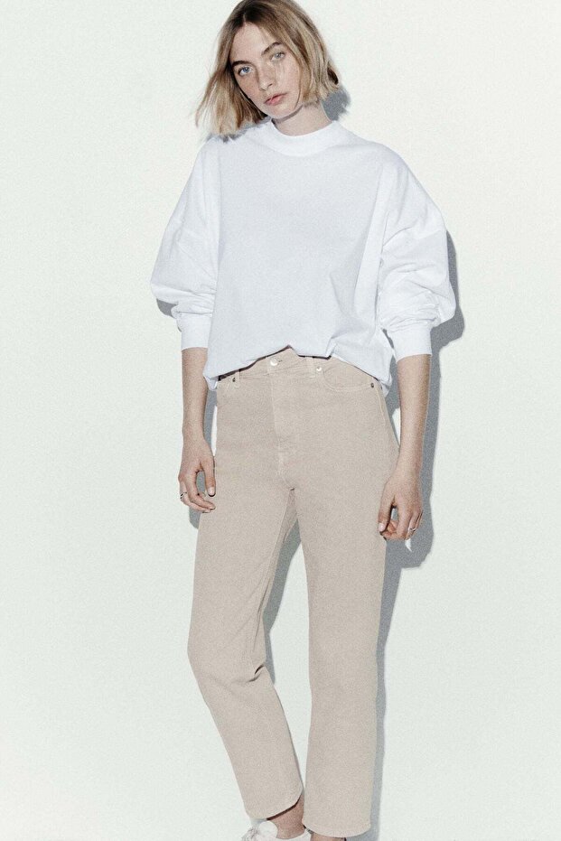 Slim Mom High Ankle Jeans