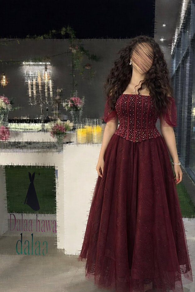 Lace Evening Dress